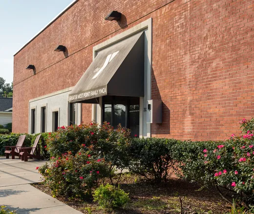 Exterior Front of the Greater West Point Family YMCA