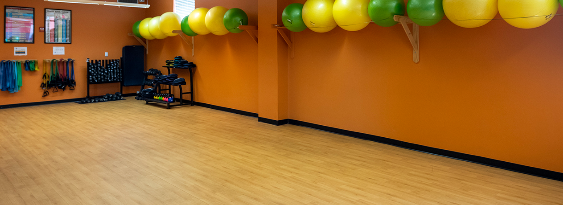 Group exercise studio