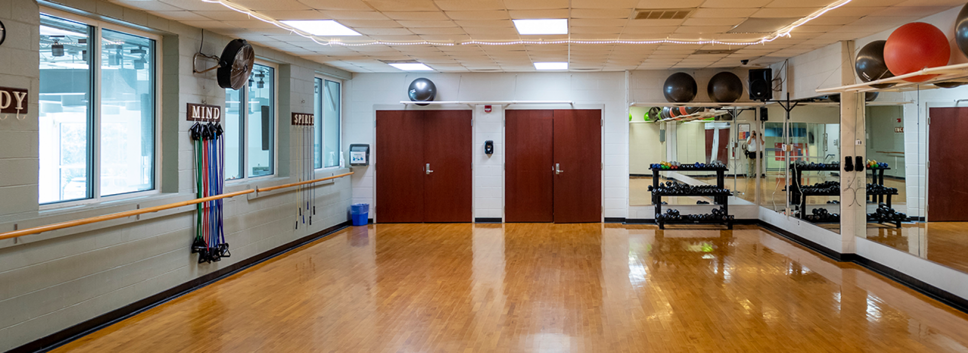 Group exercise room