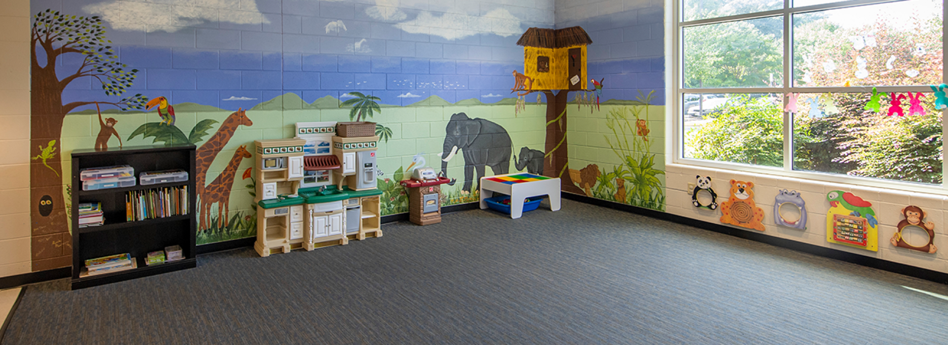 Child Watch with toys and books for children